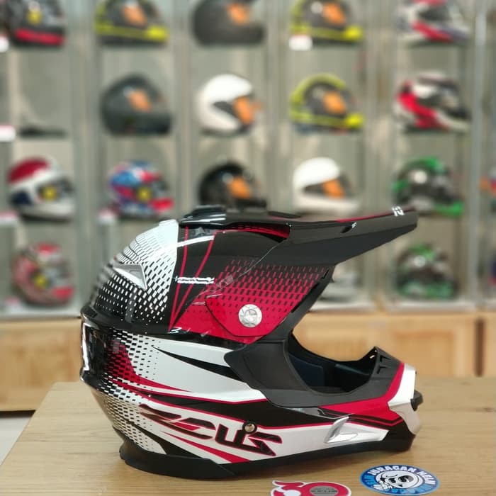 Zeus ZS951 - RR17 Black Red Z951 Motocross