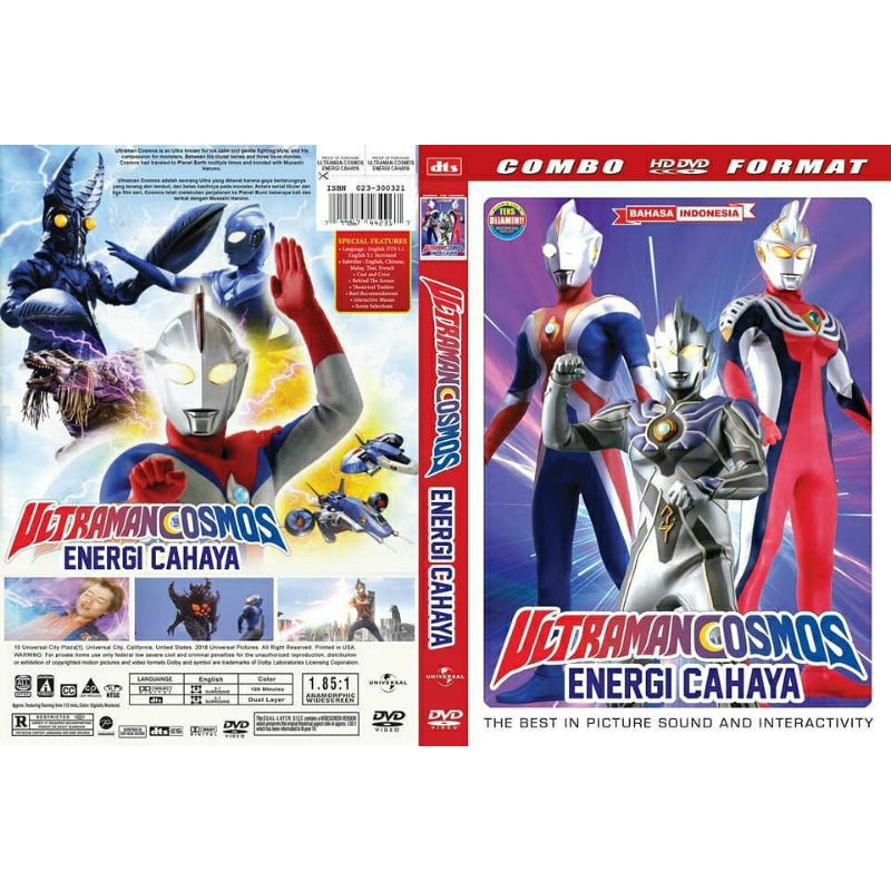 dvd Ultraman Cosmos Energi Cahaya {OD DTS R1} {Fantasy, action}.