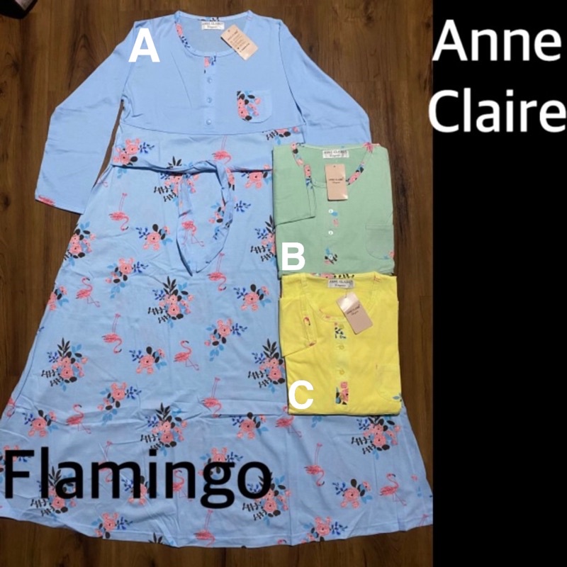 Anne Claire Daster Gamis Klok Lengan Panjang