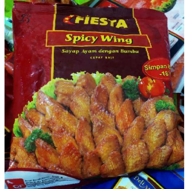 Jual Fiesta Spicy Wing 500GR Spicy Chicken Wings Fiesta Frozenfood ...