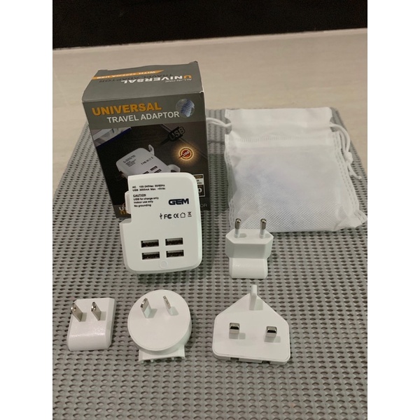 Adaptor internasional &amp; universal travel adaptor &amp; adaptor