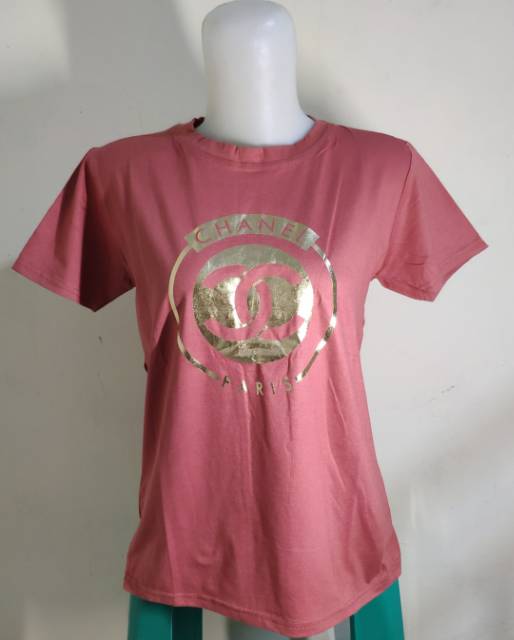 Kaos murah wanita size L slim fit (slim fit)