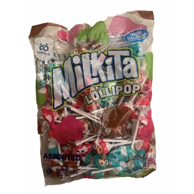 permen milkita lolipop isi 50 pcs / Permen lollipop milkita