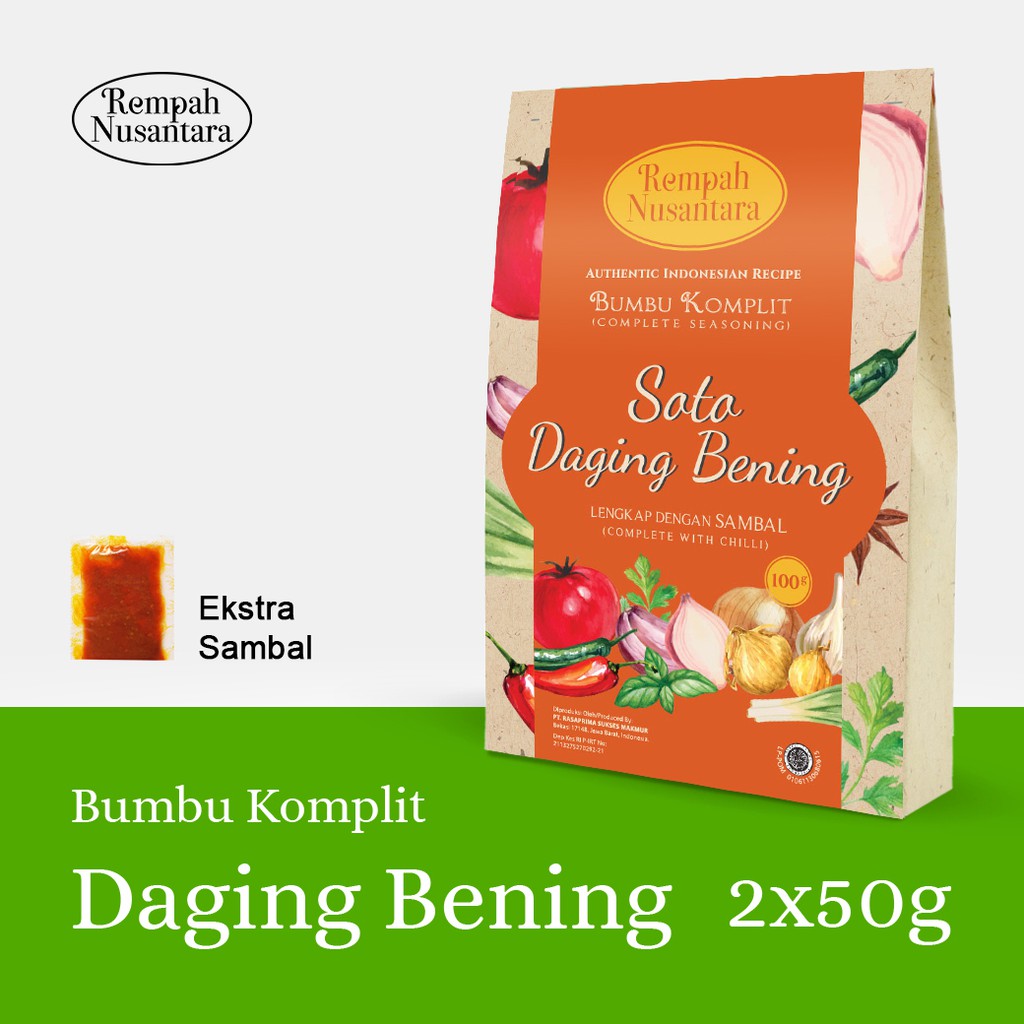 

Seriboe Rempah Nusantara Bumbu Soto Daging Bening Rempah Nusantara 100 Gram