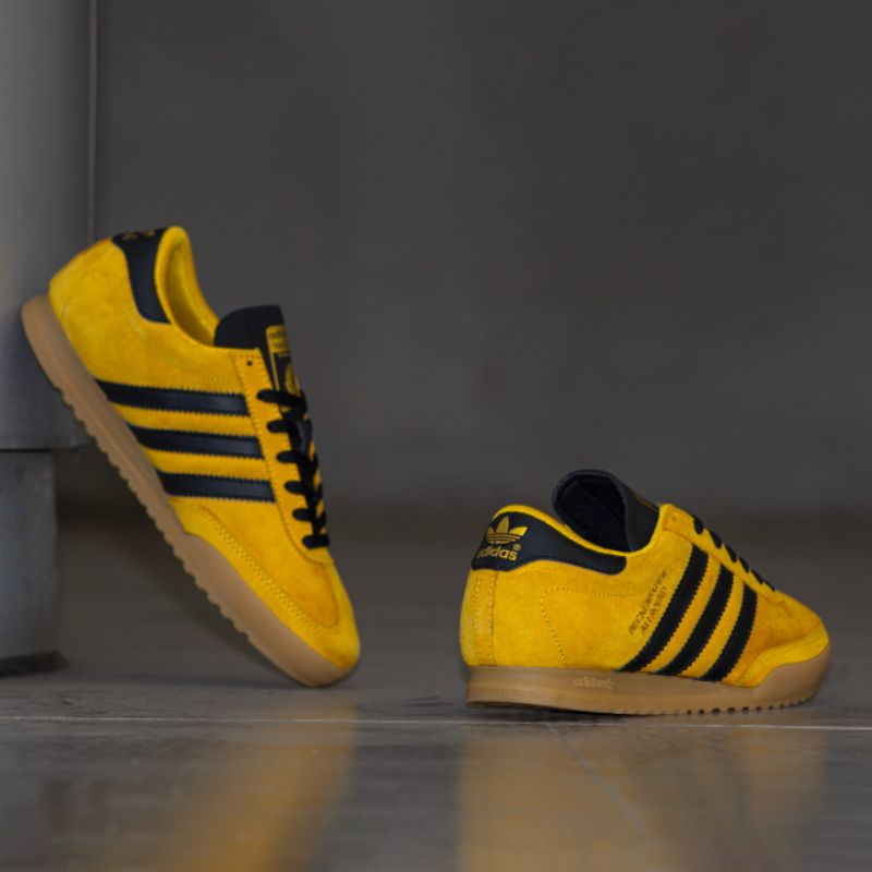 ADIDAS BECKENBAUER ALLROUND YELLOW BLACK SOL GUM ORIGINAL / SNEAKERS PRIA