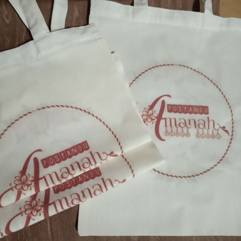 Tas Blacu uk 25x35 cm, Free Sablon Full Warna