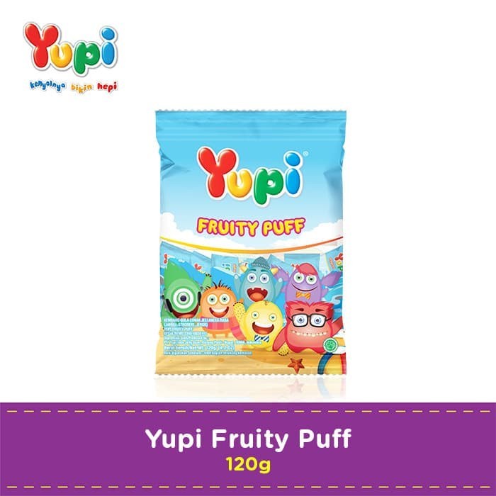 

Yupi Fruity Puff 120 g