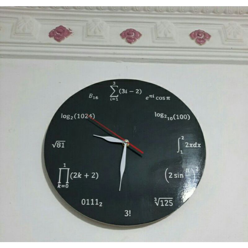 JAM DINDING RUMUS MATEMATIKA