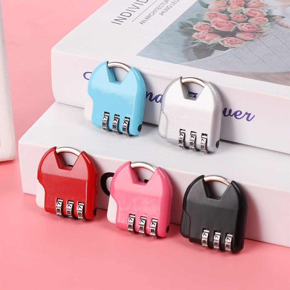Chookyy 1pcs Kunci Password Hadiah Loker Metal Case Supply Kombinasi Kode Bagasi Gym 3digit Dial