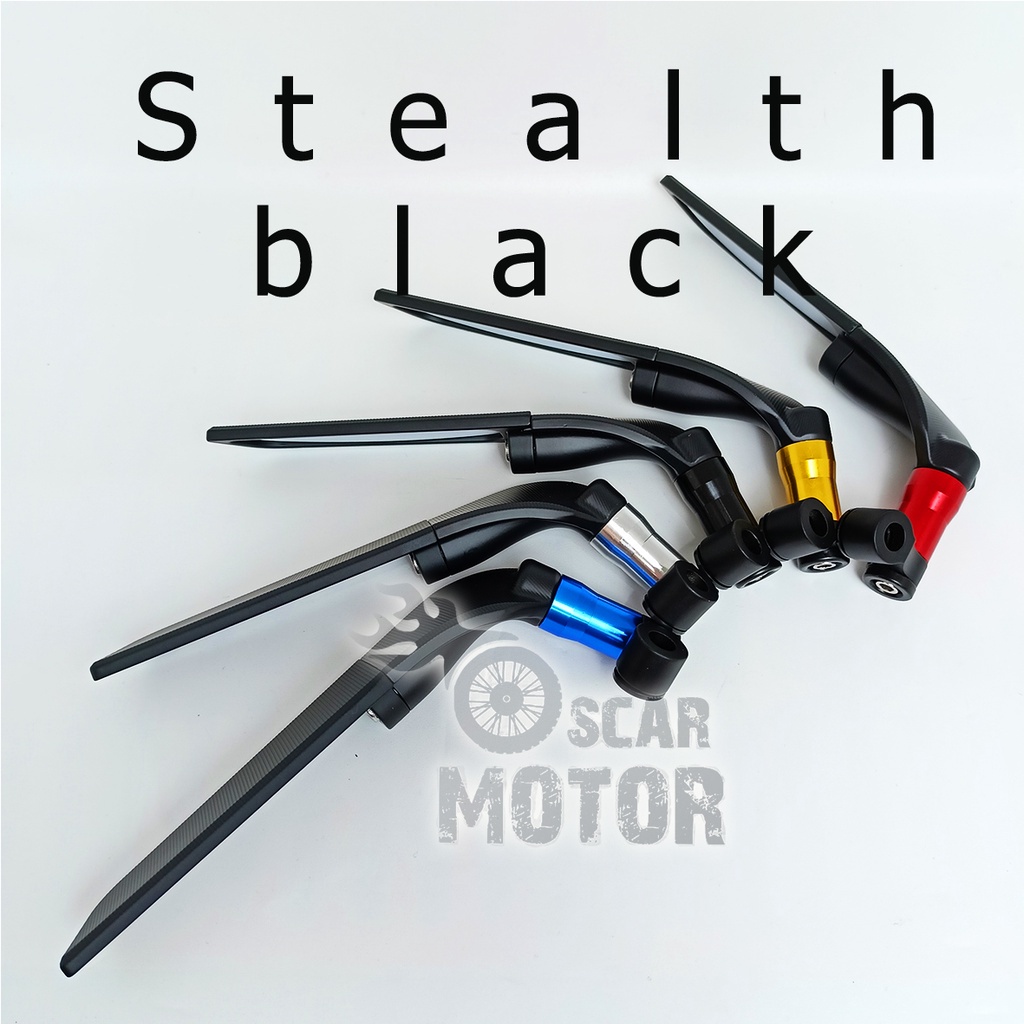 SPION WINGLET FULL CNC STEALTH BLACK UNIVERSAL TOMOK PNP SEMUA MOTOR motor