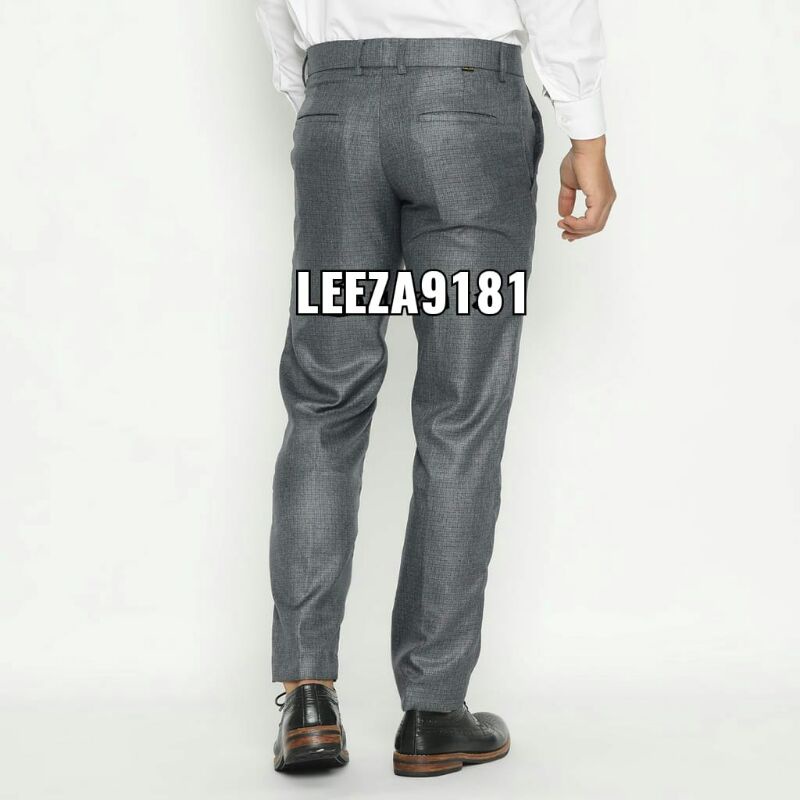 Celana Formal Metalik SLIMFIT Panjang Pria Kantor (Kinclong)
