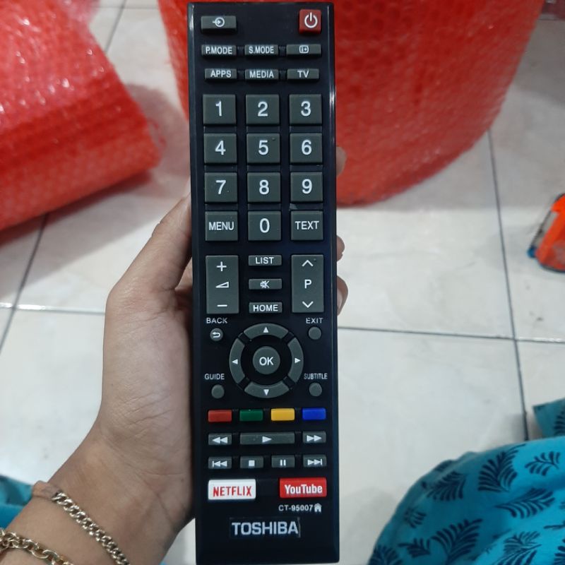 REMOTE REMOT SMART TV TOSHIBA CT-95007 SEPERTI ORIGINAL