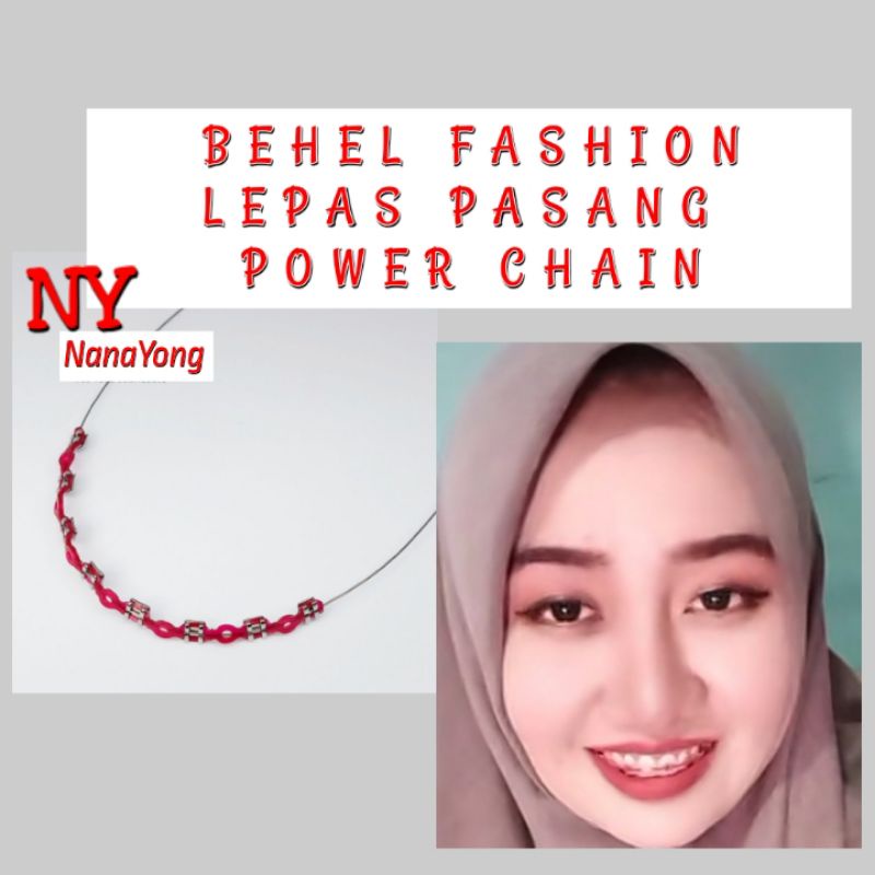 BEHEL FASHION LEPAS PASANG power chain#karet rantai#karet sambung