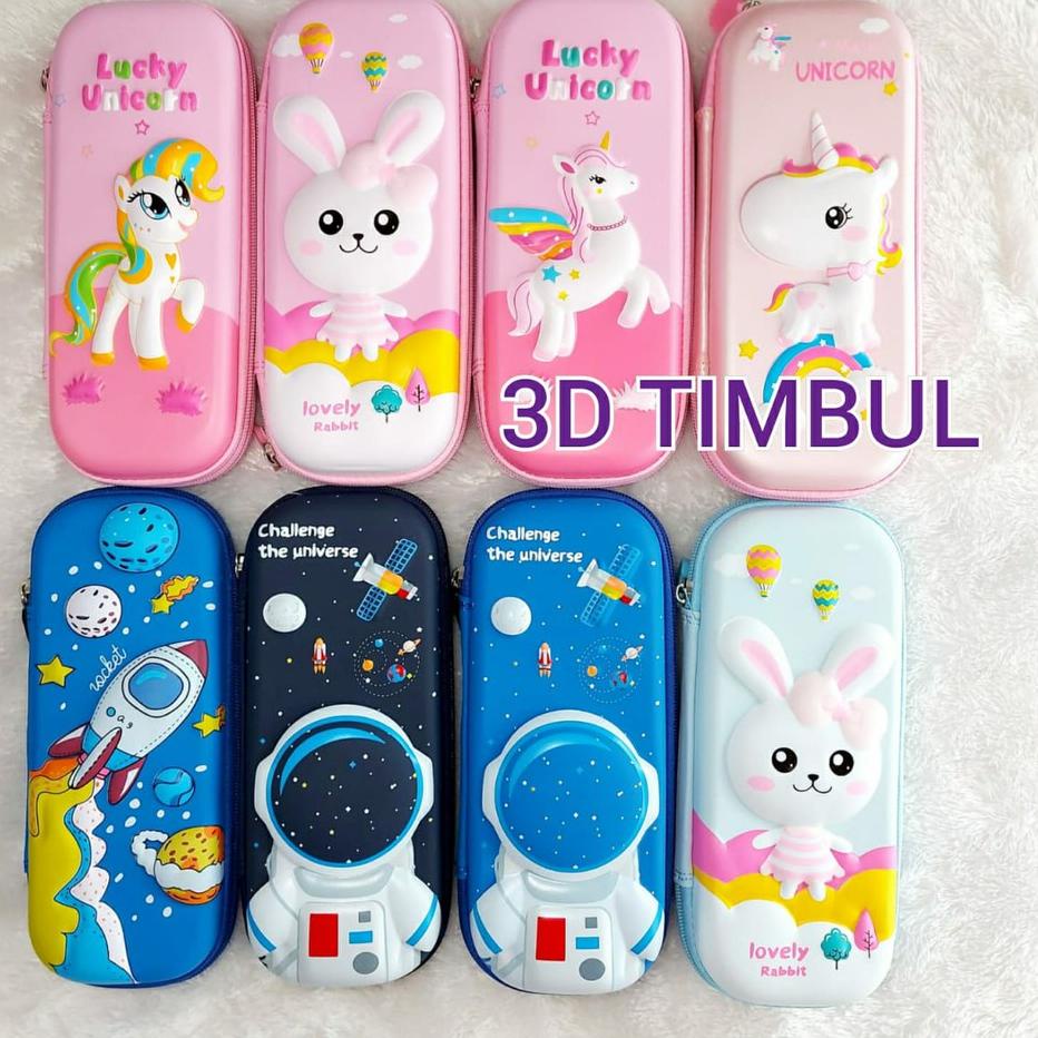 

[PRODUK 7ZM] Tempat pensil mini kotak pensil karakter unicorn flaminggo shark Lucu anak paud TK SD SKB