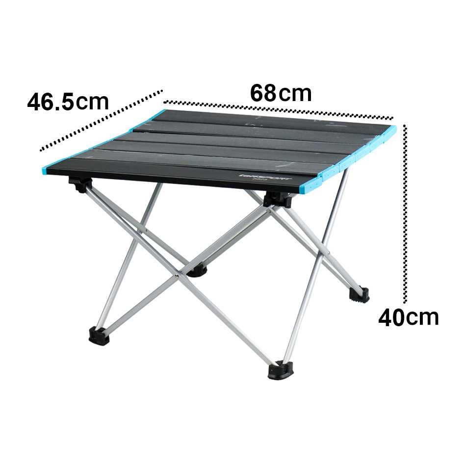 TD - RUM TaffSPORT Meja Lipat Piknik Foldable Aluminium 68x46.5x40cm - 8825