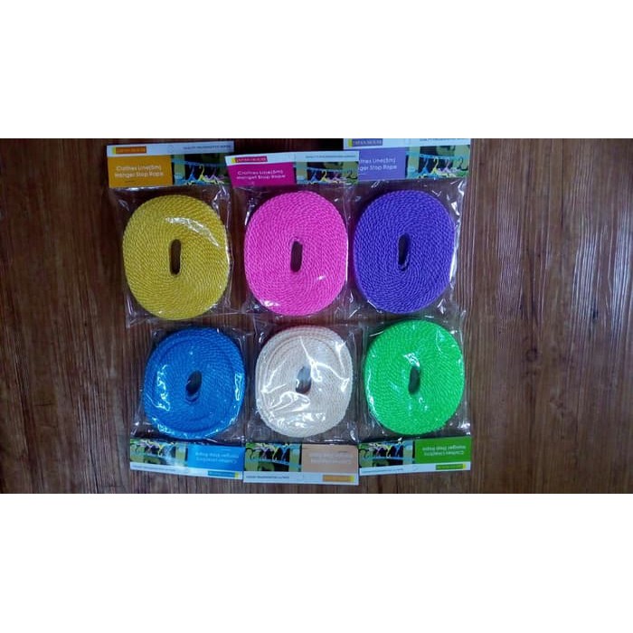 Tali Jemuran 5 Meter / Tali / Alat Jemur Baju / Gantungan Baju + Gratis Ongkir