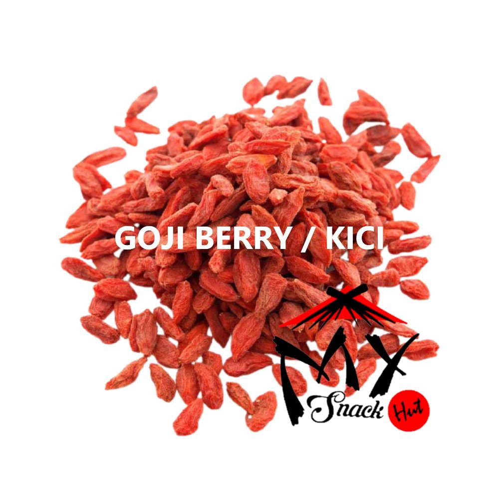 GOJI BERRY KERING 50GR - KICI KICE CICE KICHI WOLFBERRY ORGANIC - BUAH BERI MERAH ORGANIK IMPORT