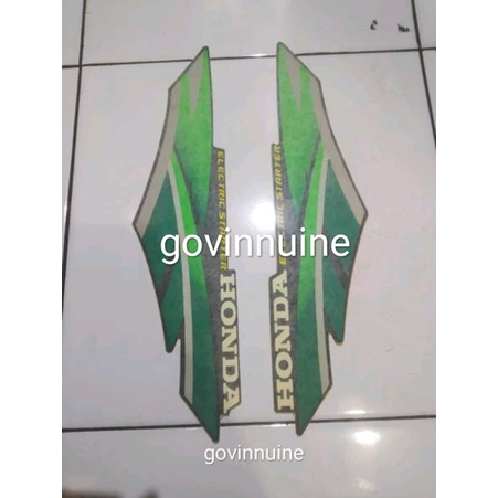 striping stiker sticker lis bok aki acu accu honda astrea grand 96 97 ijo original