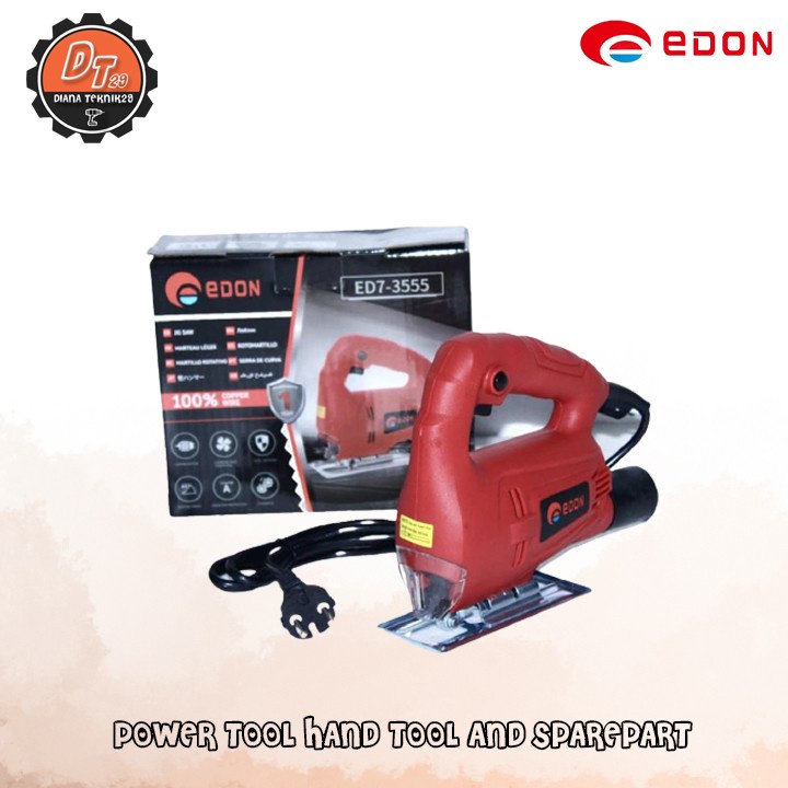 Jigsaw Edon ED7-3555 - Mesin Jig Saw Edon - Mesin Gergaji Triplek