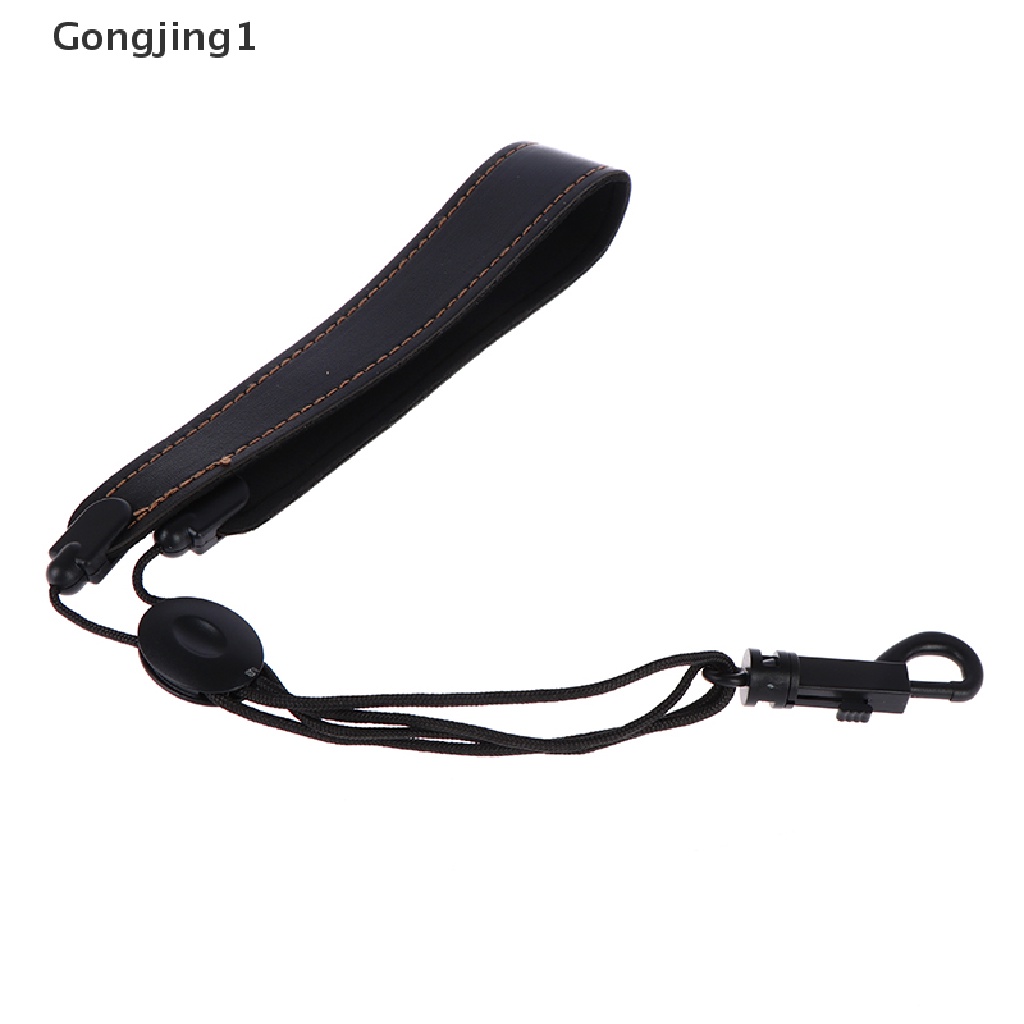 Gongjing1 Strap Leher Saxophone Alto Adjustable Bahan Kulit