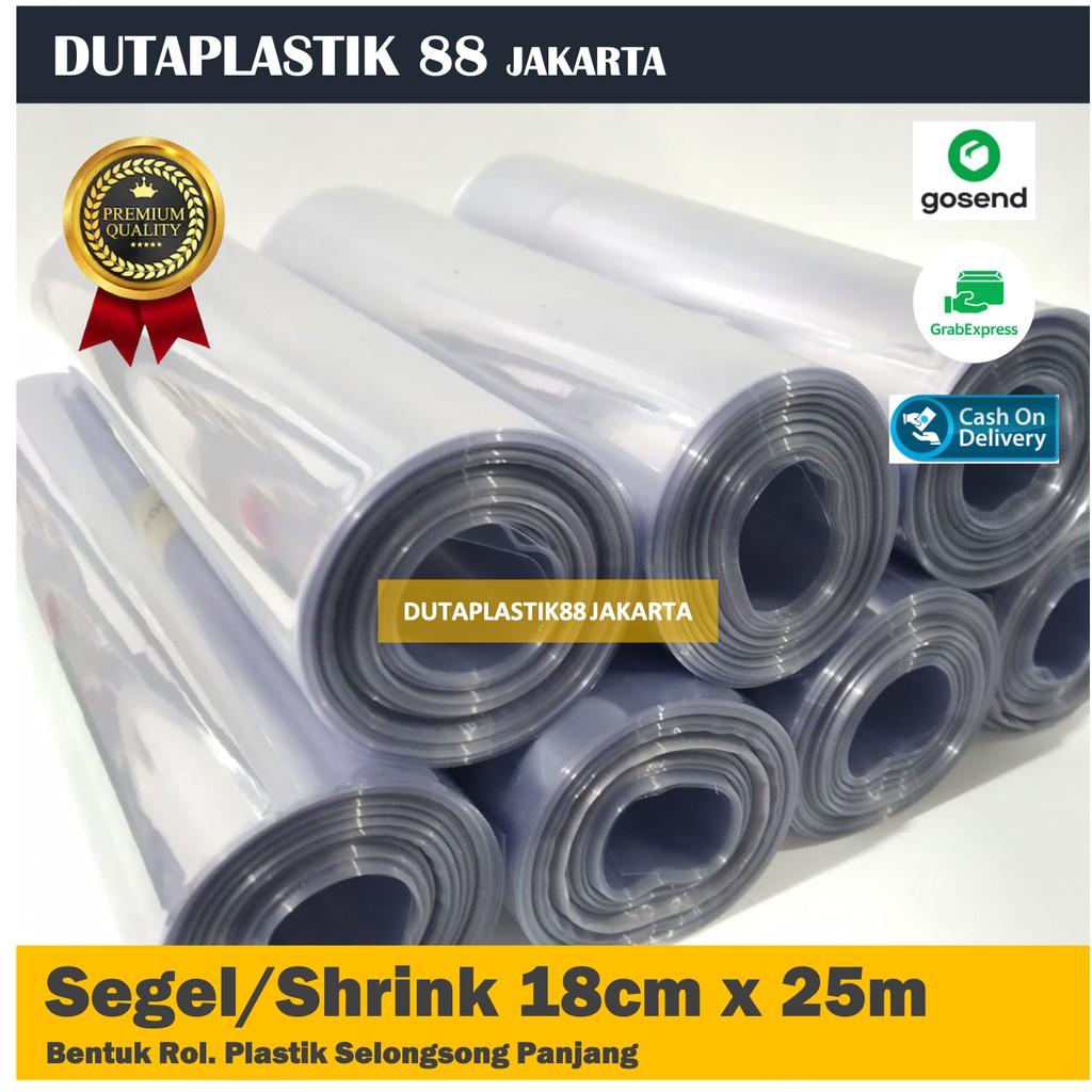 

PLASTIK SHRINK / PLASTIK SEGEL 18cm x 25m