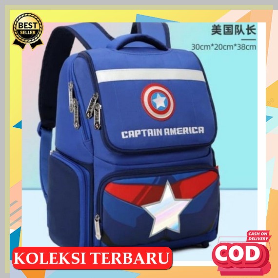 Tas Paud Import Karakter Hewan Berkualitas Simple G0Y0 Sekolah Lucu Viral Terkini Kanvas Unisex Pere