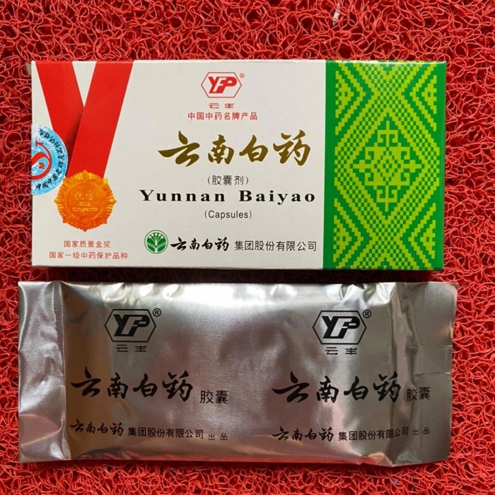 YUNNAN BAIYAO - KOTAK HIJAU PRODUK NYATA AMPUHNYA 