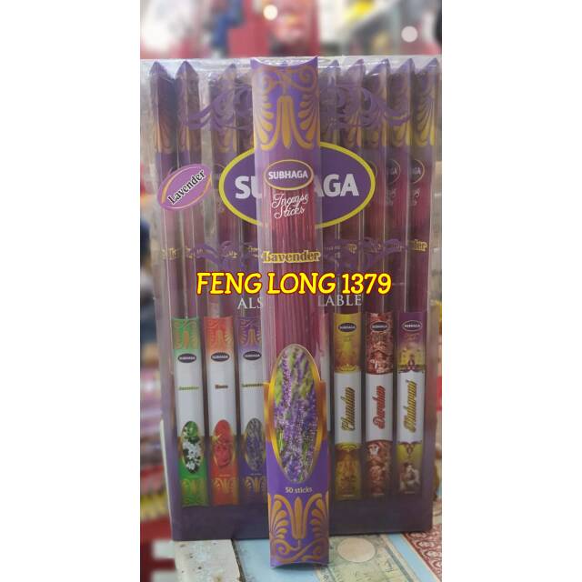 Hio Dupa Stik India Aromaterapi Subhaga Warna MERAH Incense Sticks