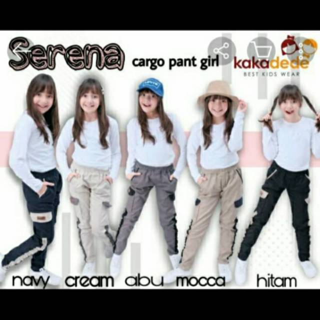 Serena cargo pants kakadede