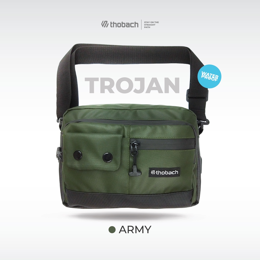 THOBACH-SLING BAG WATERPROOF TROJAN TAS SELEMPANG