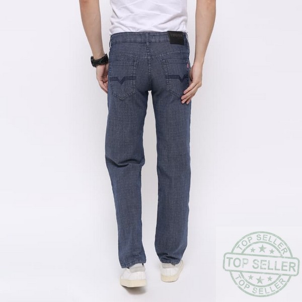 (Celana Murah) Edwin Celana Jeans EDW-115-06 Aston Regular Fit Pria Panjang Biru - Biru, 30 |DXT