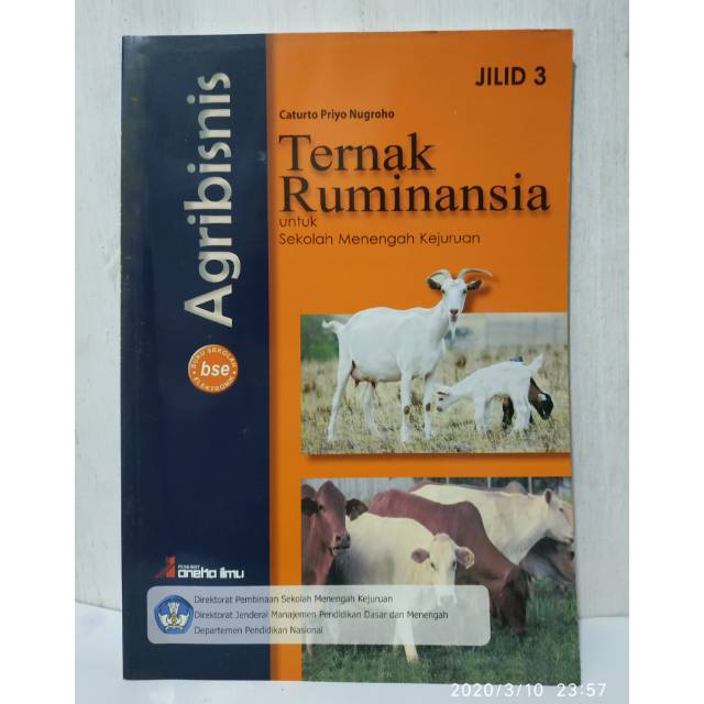 Agribisnis Ternak Ruminansia SMK Kelas XII KTSP 2006 BSE Aneka Ilmu