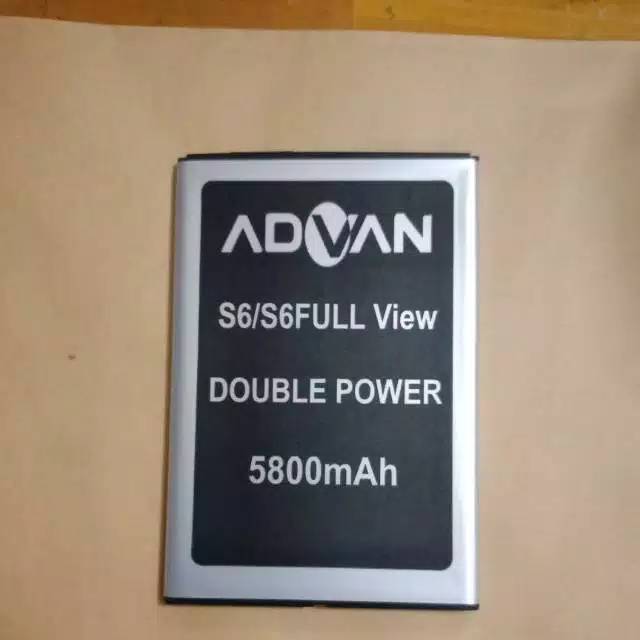 Batre advan S6 S6Full View original oem 5800mah