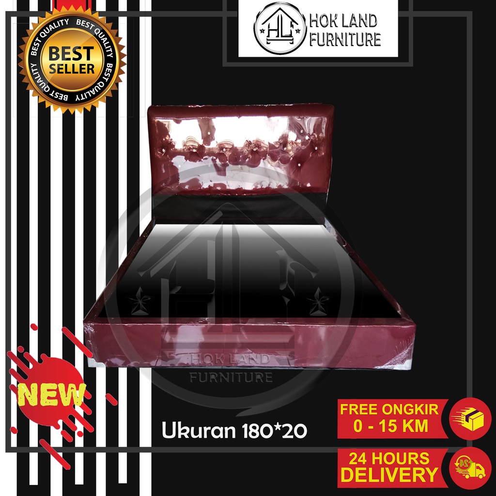 Divan sandaran tempat tidur minimalis / divan dipan kayu sandaran minimalis no 2 / DP15