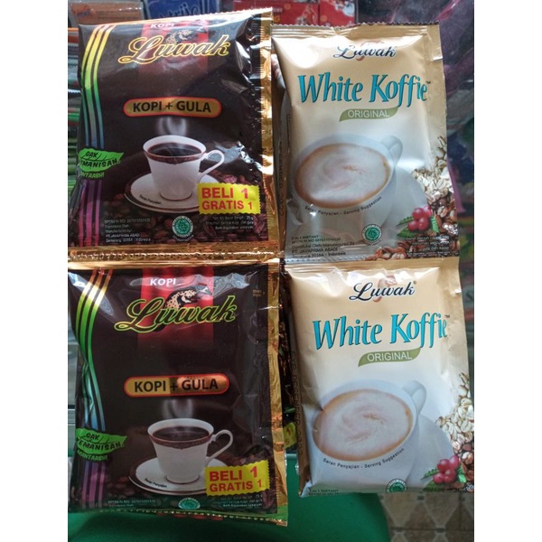 

LUWAK WHITE COFFE DAN LUWAK HITAM KOPI + GULA