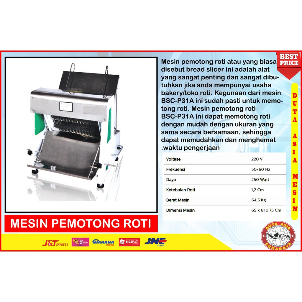 MESIN PEMOTONG ROTI