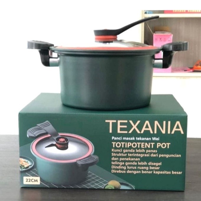 panci presto texania Teflon pressure 3'5 L / Cooker pot Totipotent pot