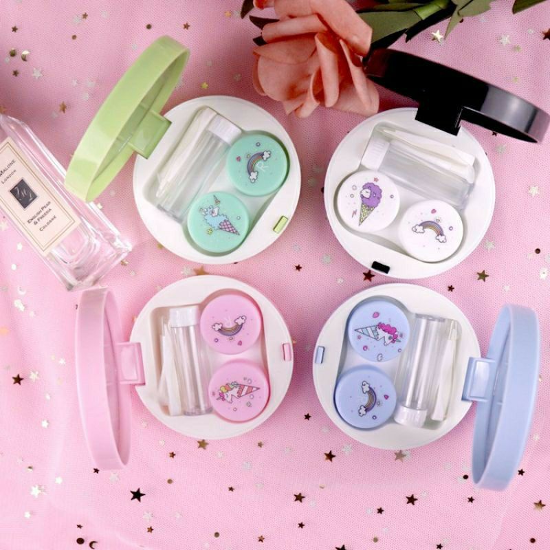 kotak softlens softlen tempat soflens karakte kotak lensa
