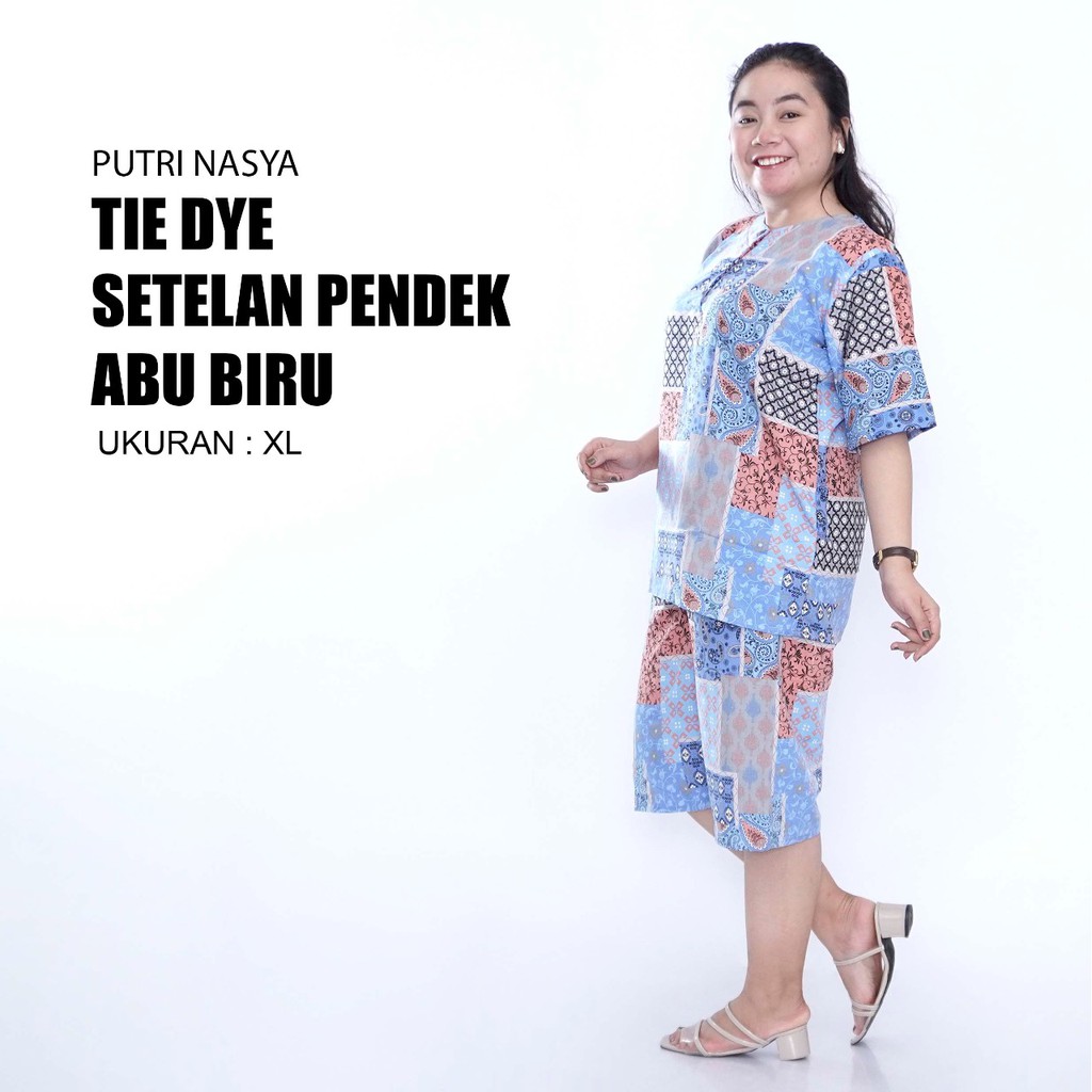 One Set Big Size / Tie Dye / Setelan Big Size / Setelan Jumbo / Tie Die Pendek / Tie Dye Big Size