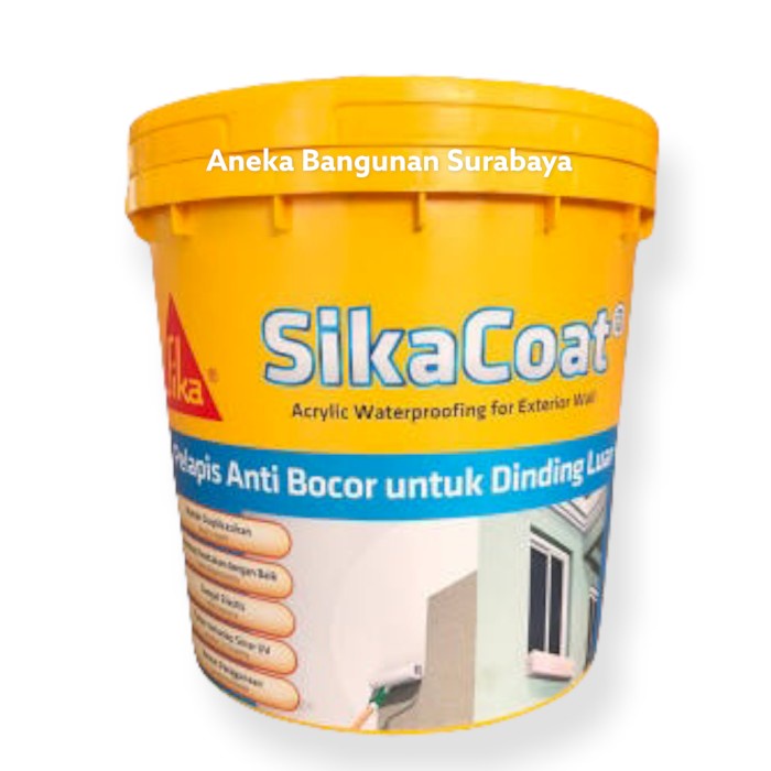 Sika Coat 4kg Sikacoat pelapis anti bocor eksterior dan atap