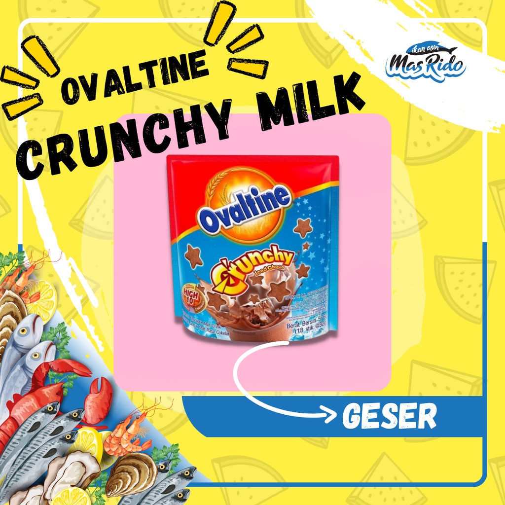 

Ovaltine Cold Crunchy Susu Bubuk Coklat Stik 32gx18 sachet Termurah