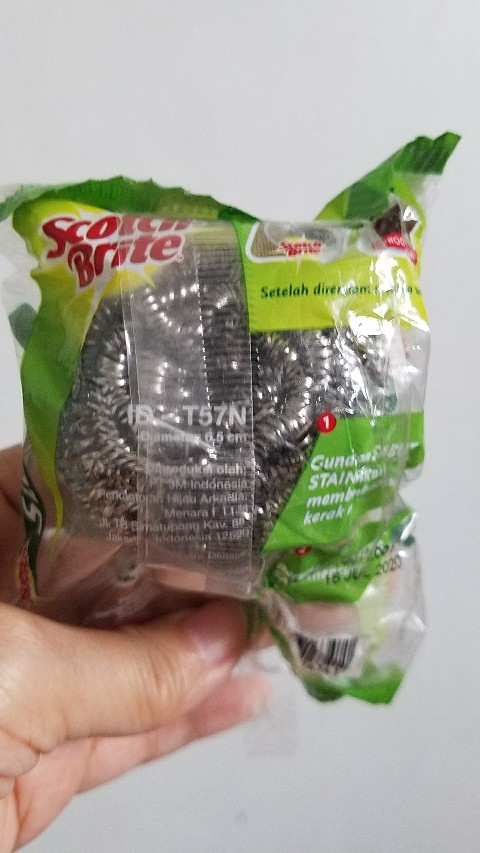 3m Scotch Brite Sabut Jaring / Sabut Spons / Spons Cuci Piring / Sabut Stainless