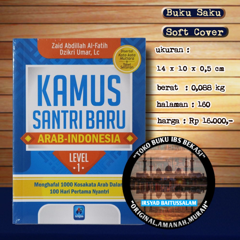 Kamus Santri Baru Arab Indonesia Level 1  Pustaka Arafah Toko Buku IBS