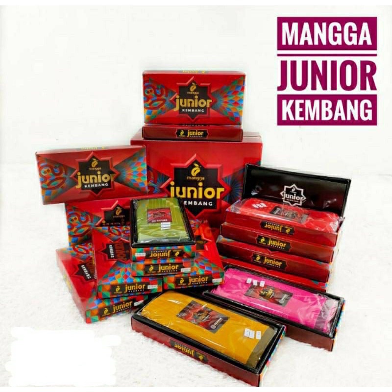 (COD) SARUNG MANGGA JUNIOR KEMBANG SARUNG ANAK KEMBANG MANGGA GOLD KEMBANG