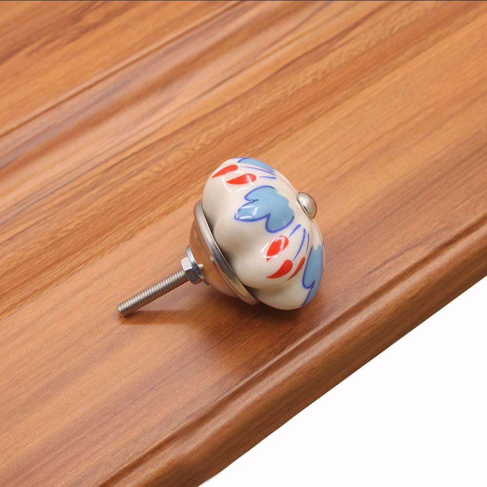 [Elegan] Knob Kabinet 1pcs Keramik Vintage Dresser Lemari Bentuk Labu Peralatan Furniture Tarikan Gagang