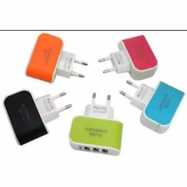 Batok Charger 3 USB / Travel Charger Batok 3 USB UNIVERSAL