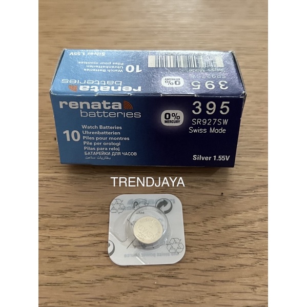 Baterai Renata SR927SW Renata 395 399 927 SR927 SG7 Original