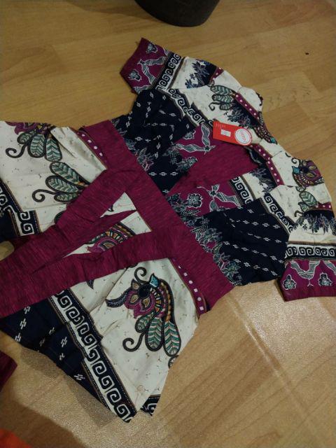 Bigclo - (cod) Ld 92-114cm Atasan Batik Wanita Jumbo 465 Vol33 Baju Batik Kerja Wanita