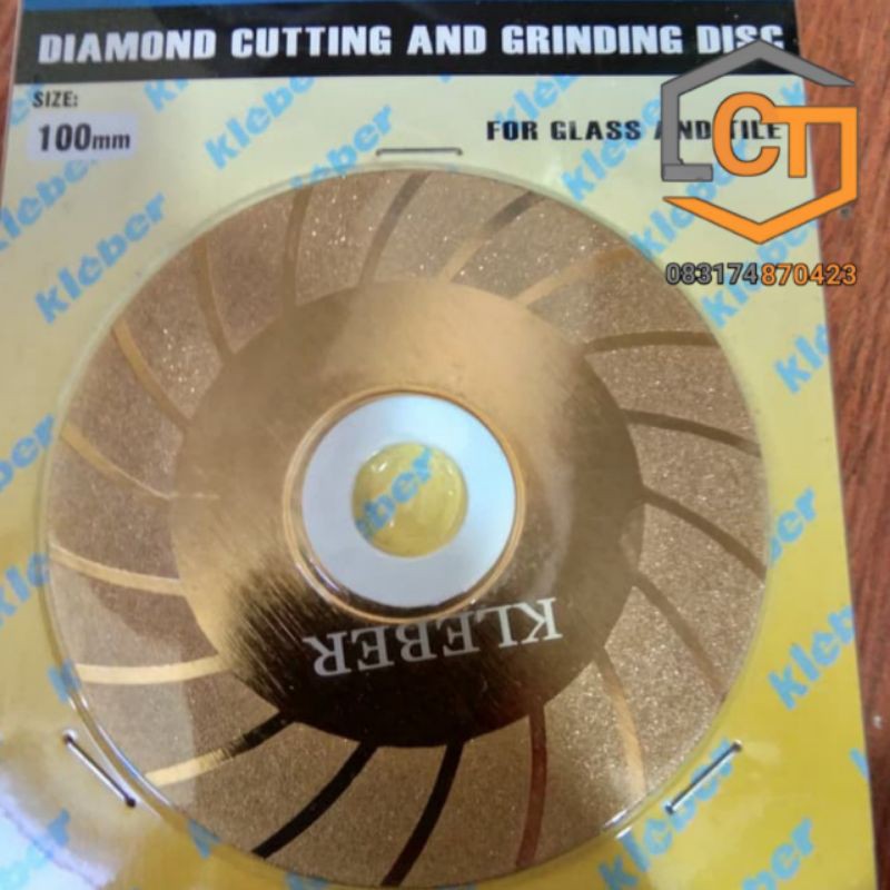 Mata gerinda poles dan potong 4 Inch KLEBER - Mata gerinda Poles dan potong untuk kaca dan batu