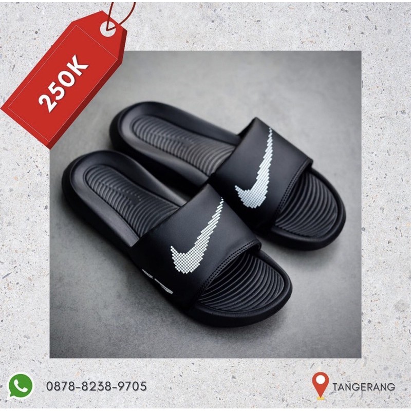 Nike Victory One Shower Slide "Black/White" & "Black/Gold"